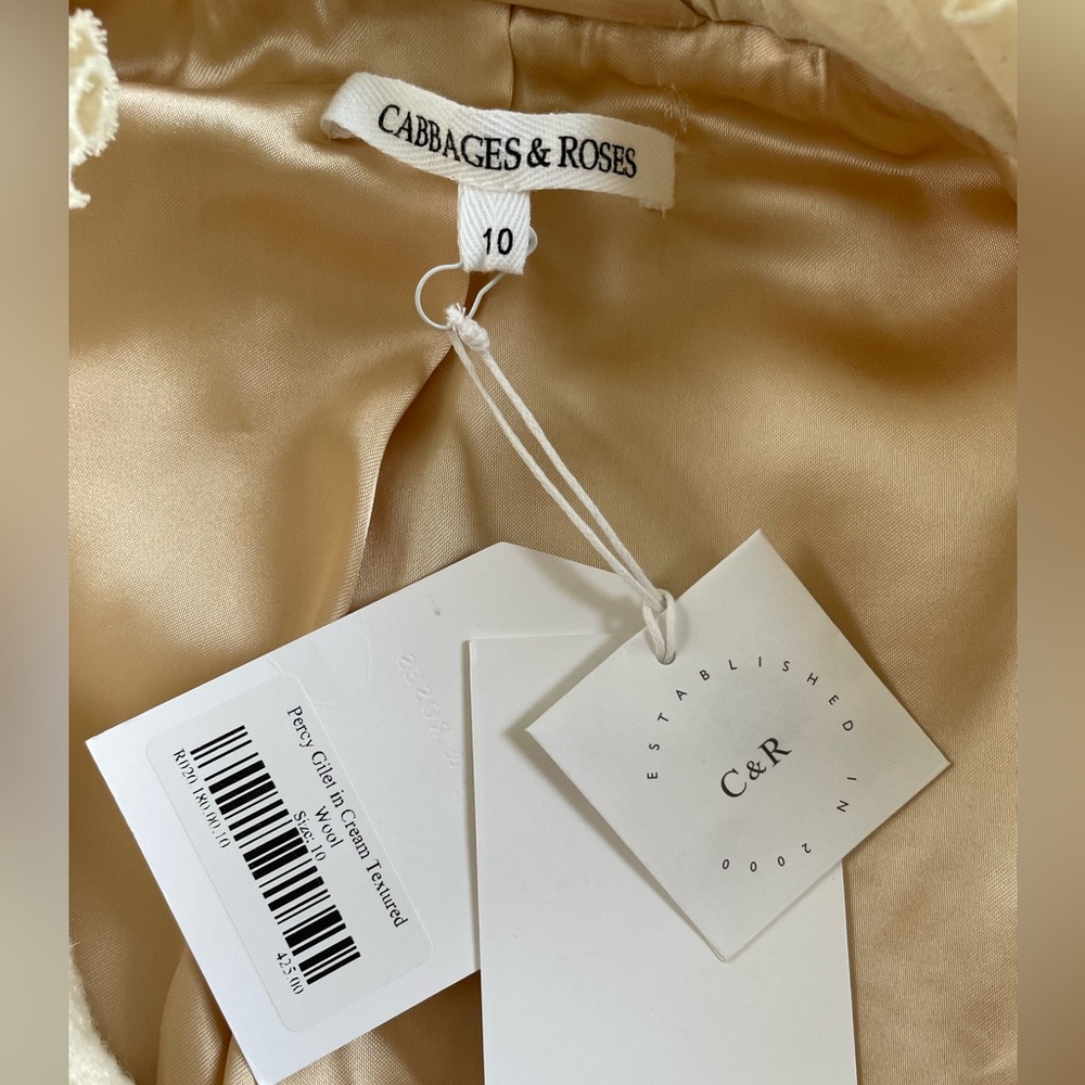 Cream Women's Jacket - Picture 4 of 6
